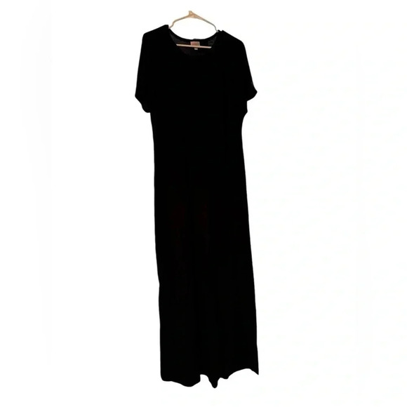 LULAROE DRESS LARGE SUPER COMFY black LARGE - Picture 1 of 3